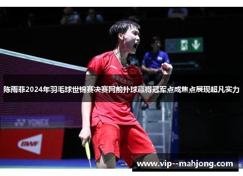 陈雨菲2024年羽毛球世锦赛决赛网前扑球赢得冠军点成焦点展现超凡实力